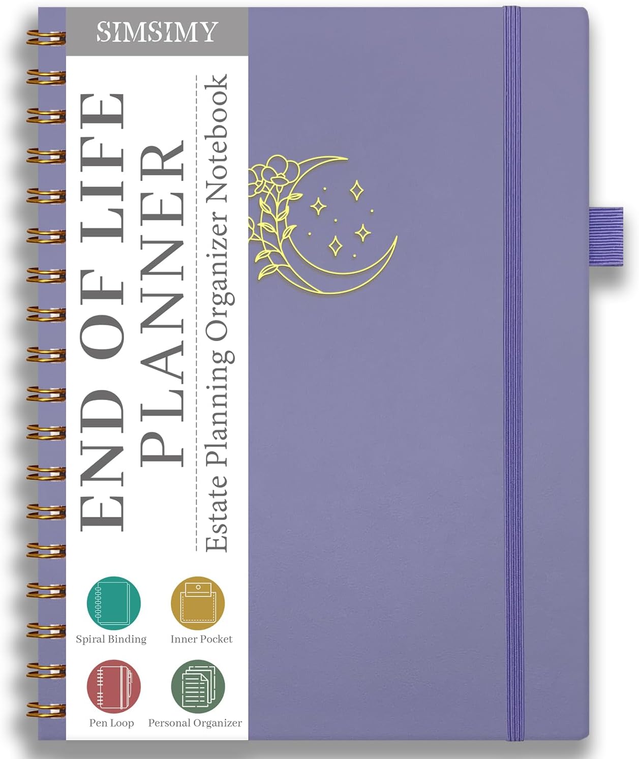Ampeva End of Life Planner – Estate Planning & Important Information Organizer | Final Wishes & Legacy Workbook