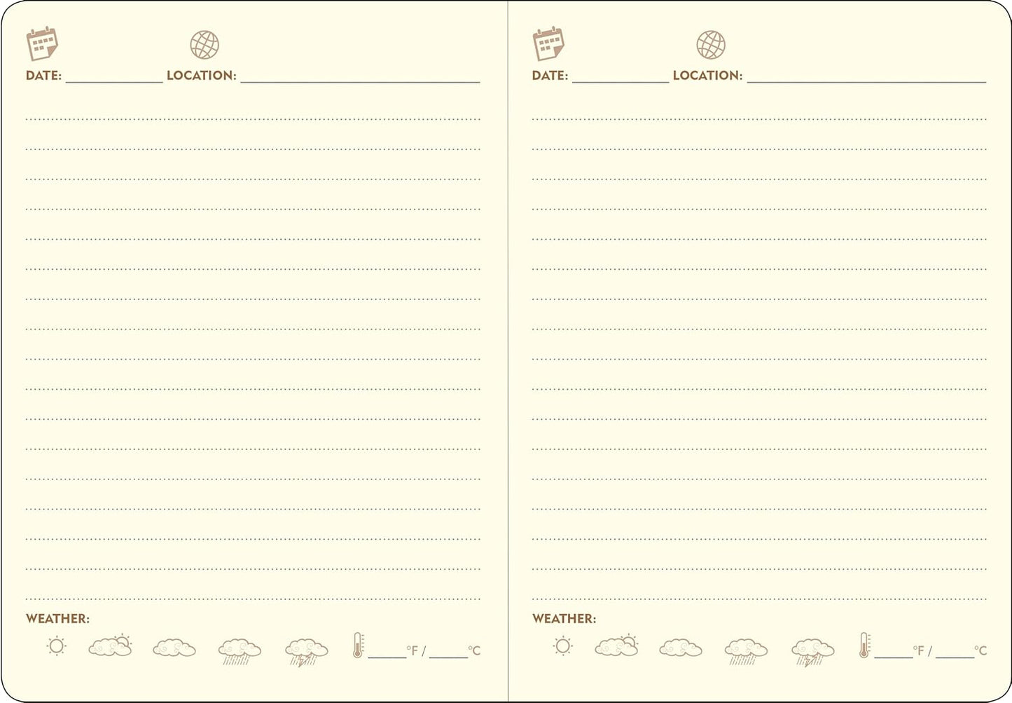 Ampeva Artisan Travel Journal – Premium Travel Diary & Trip Planner Notebook | Memory Keepsake Journal