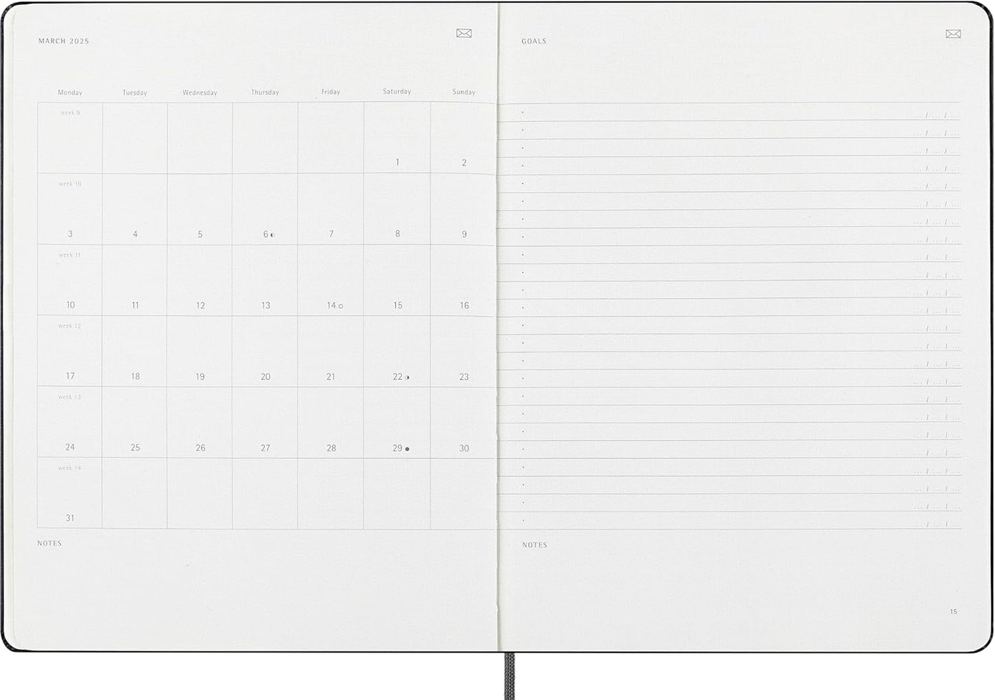 Ampeva Smart Planner PRO 2025 – Weekly & Monthly Productivity Planner | Goal Setting Professional Organizer 2025