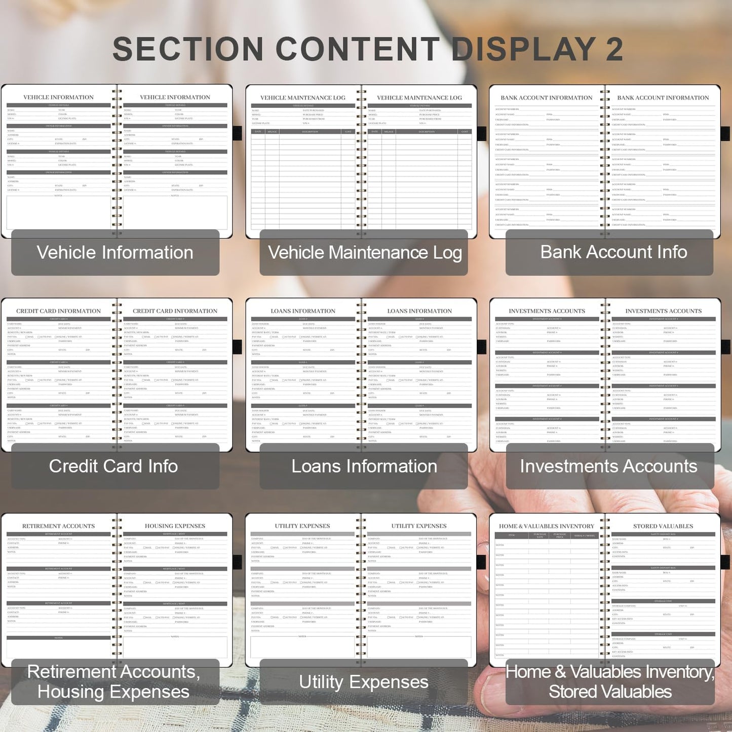 Ampeva End of Life Planner – Estate Planning & Important Information Organizer | Final Wishes & Legacy Workbook