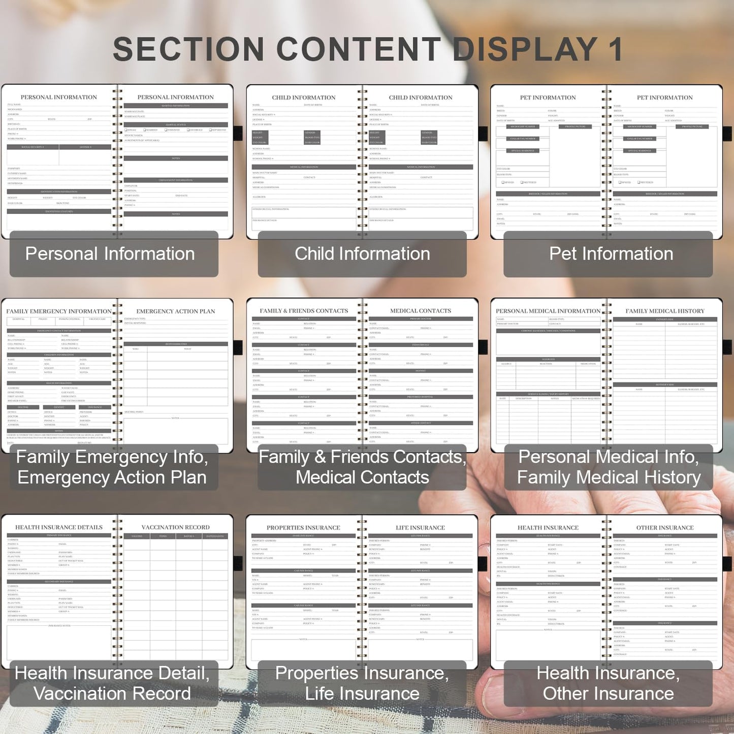 Ampeva End of Life Planner – Estate Planning & Important Information Organizer | Final Wishes & Legacy Workbook